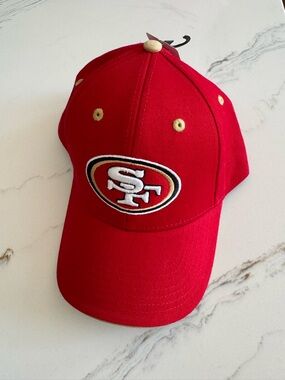 NFL Red and Gold 49ers Kids Team Cap